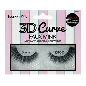 Instant Fab 3D Curve Faux Mink Eyelashes (Drama)