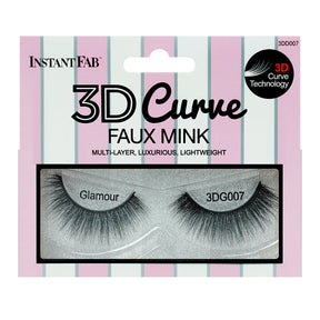 Instant Fab 3D Curve Faux Mink Eyelashes (Glamour)
