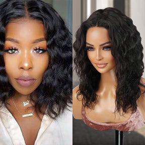 100% Virgin Human Hair T Part Lace Wig 0301