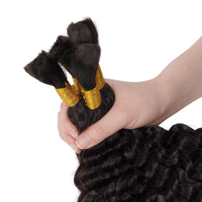 Starlet 100% Virgin Unprocessed Human Braiding Hair Deep Bulk