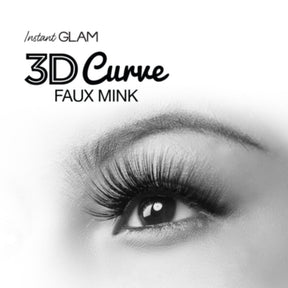 Instant Fab 3D Curve Faux Mink Eyelashes (Glamour)