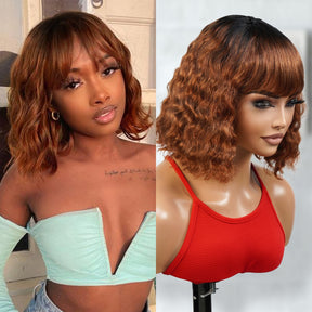 Instant Fab 100% Human Hair Wig Ruby