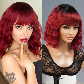 Instant Fab 100% Human Hair Wig Ruby