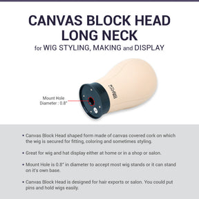 Studio Limited Canvas Block Mannequin Head