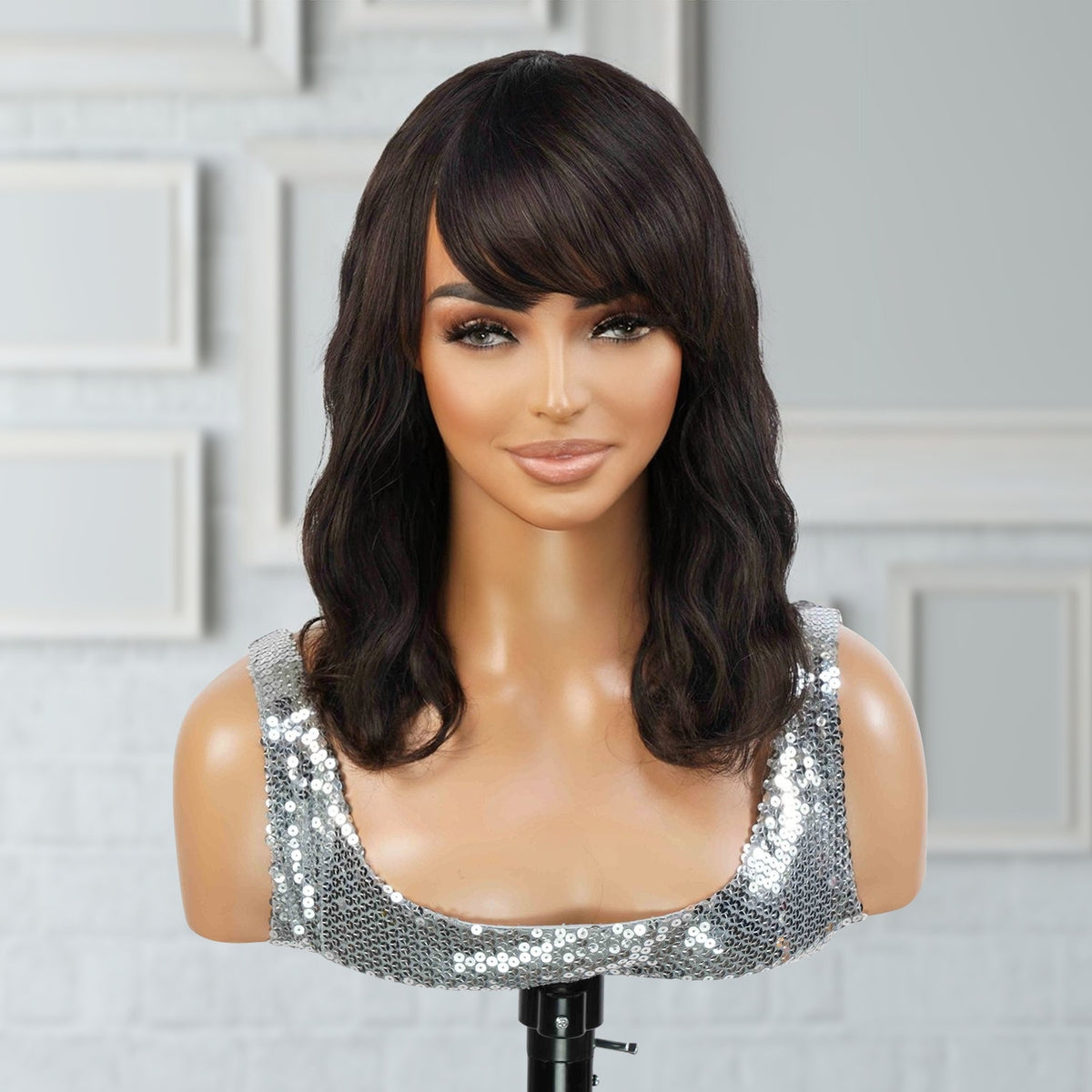 100% Virgin Human Hair Wig 1642