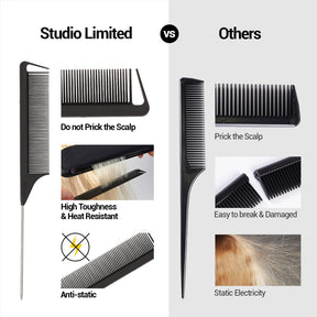 Studio Limited Carbon Pin Tail Comb