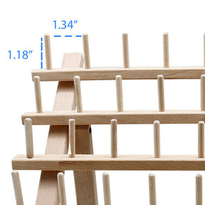 Studio Limited Wooden Braiding Hair Rack 60 Spool