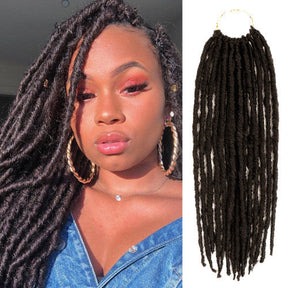 Authentic Synthetic Hair Pre-Looped U Loc Dreadloc Straight 18"
