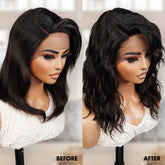 100% Indian Remi Human Hair Wet & Wavy T-Part Lace Wig Raine