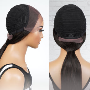 100% Brazilian Remi Virgin Human Hair 13x4 HD Lace Frontal Wig Straight 22"