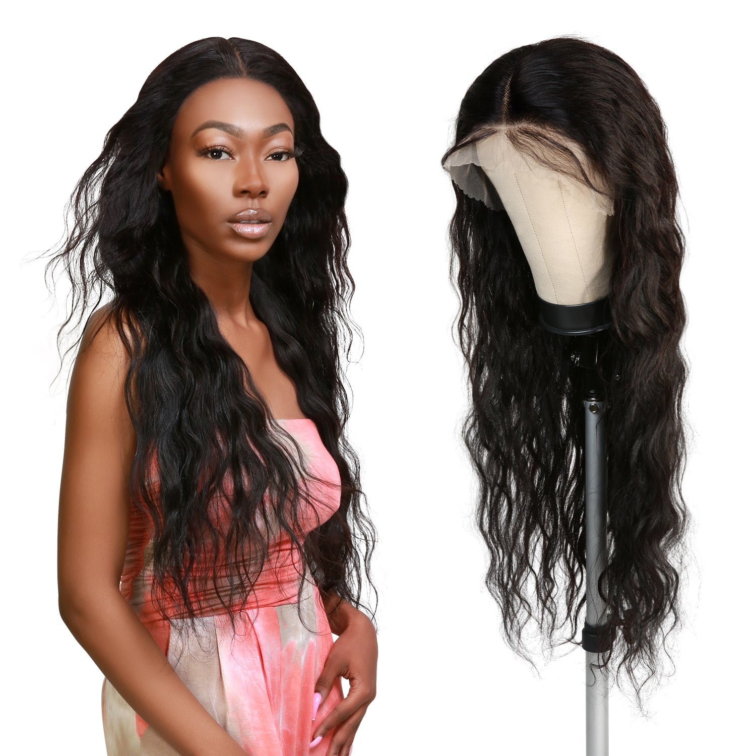 Human Hair, Lace Wig, 13x4, Frontal, Free Part, Bohemian, Jerry