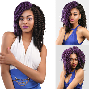 Authentic Crochet Braids Pre-Looped 6X Value Pack Double Jumbo Senegalese Twist 12"