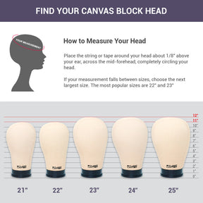 Studio Limited Canvas Block Mannequin Head