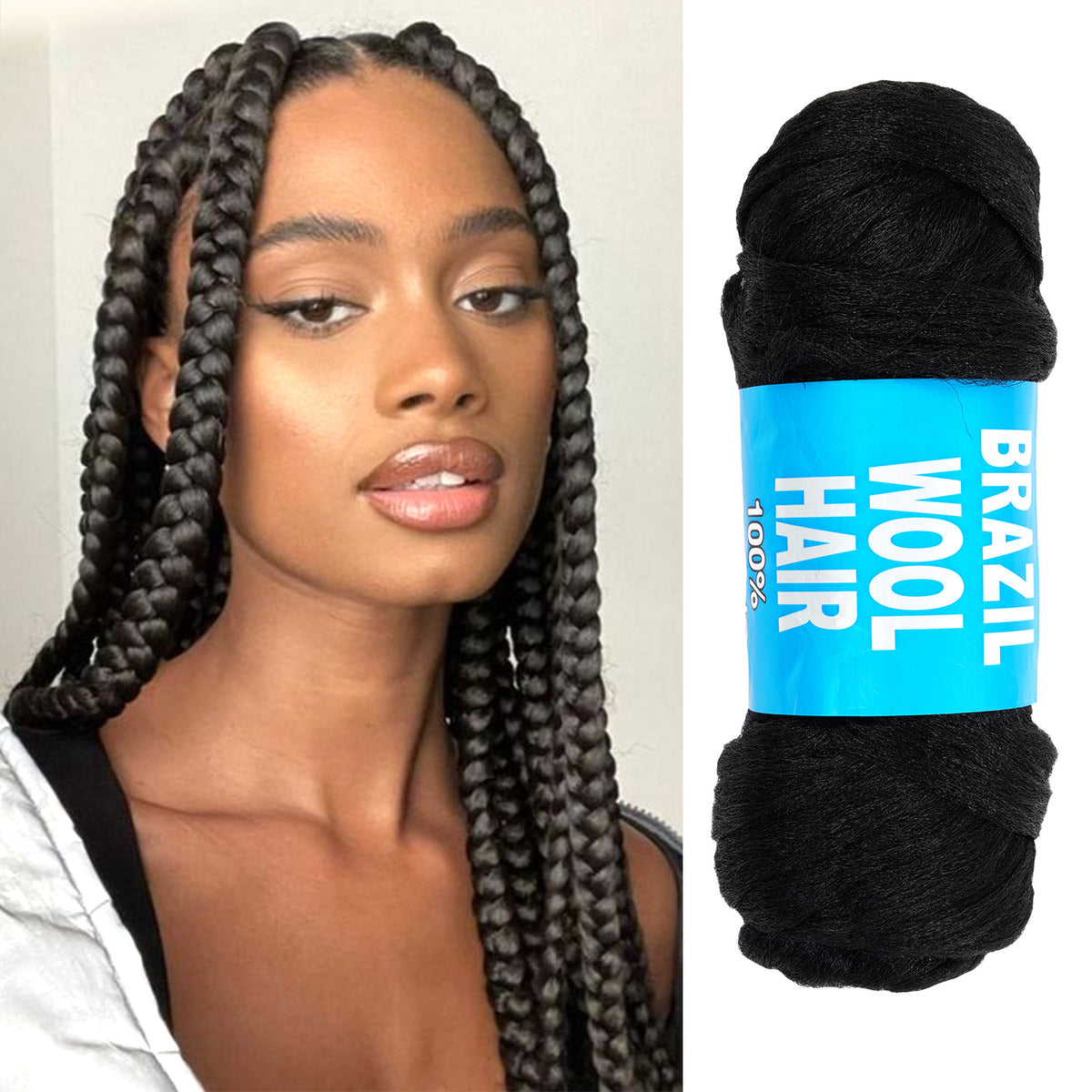 Brazilian wool hot sale braids