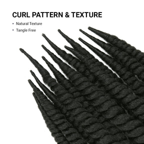 Authentic Crochet Braids Pre-Looped 6X Value Pack Double Jumbo Senegalese Twist 12"