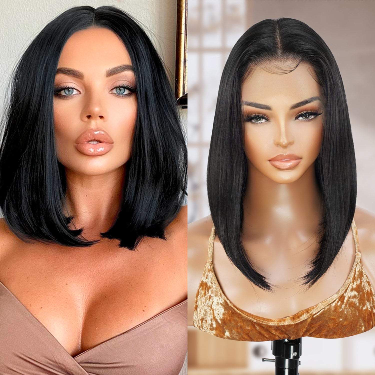 The Stylist Human Hair Blend Pre Plucked 13x6 Invisible HD
