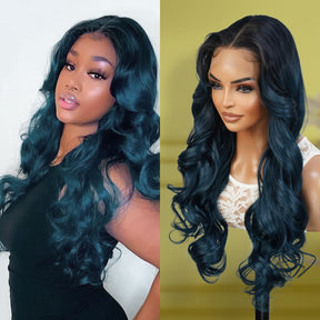 The Stylist Human Hair Blend Pre Plucked 13x6 Invisible HD Lace Frontal Wig Bella