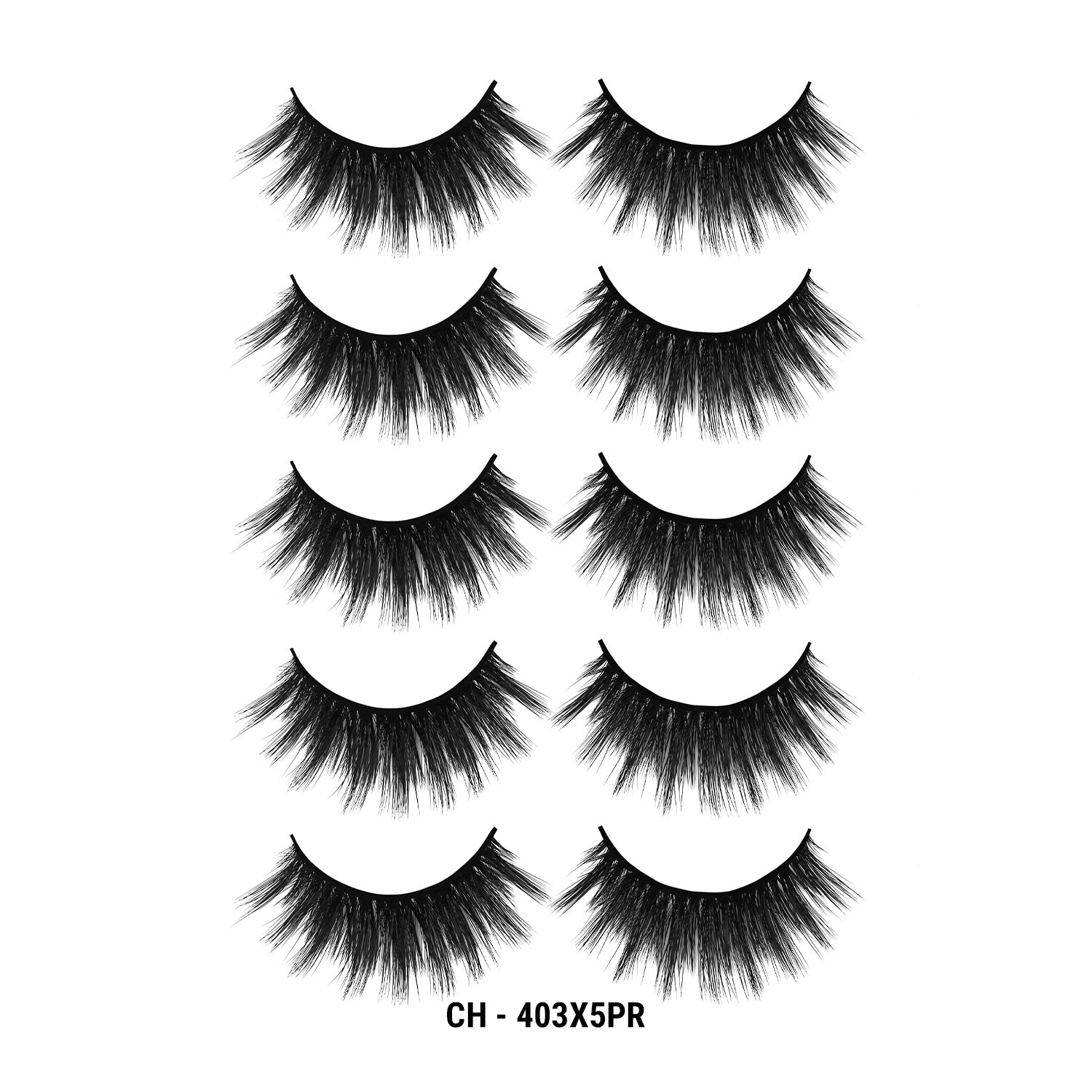 3D Cashmere Eyelashes Value Pack 5 Pairs (CH)