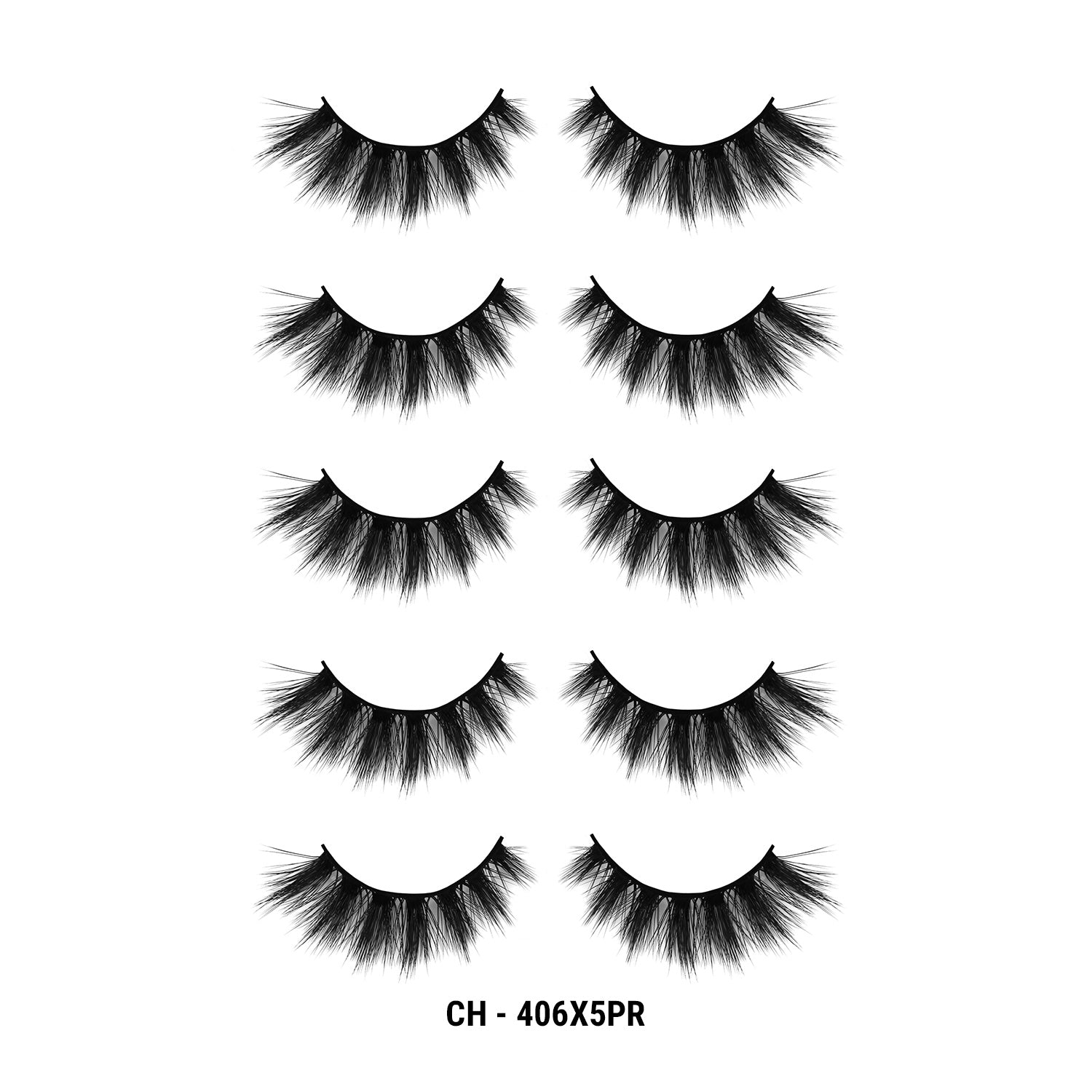 3D Cashmere Eyelashes Value Pack 5 Pairs (CH)