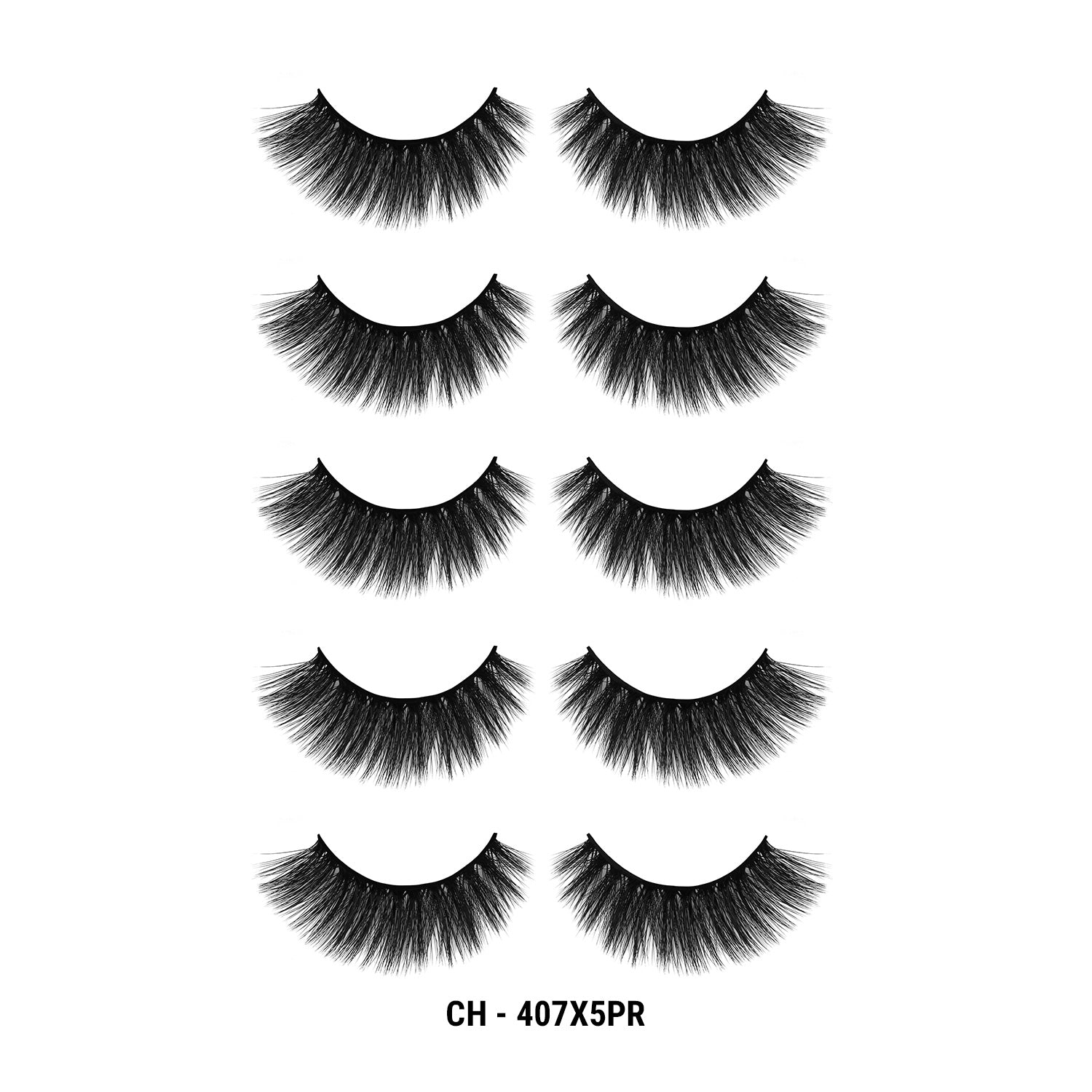 3D Cashmere Eyelashes Value Pack 5 Pairs (CH)