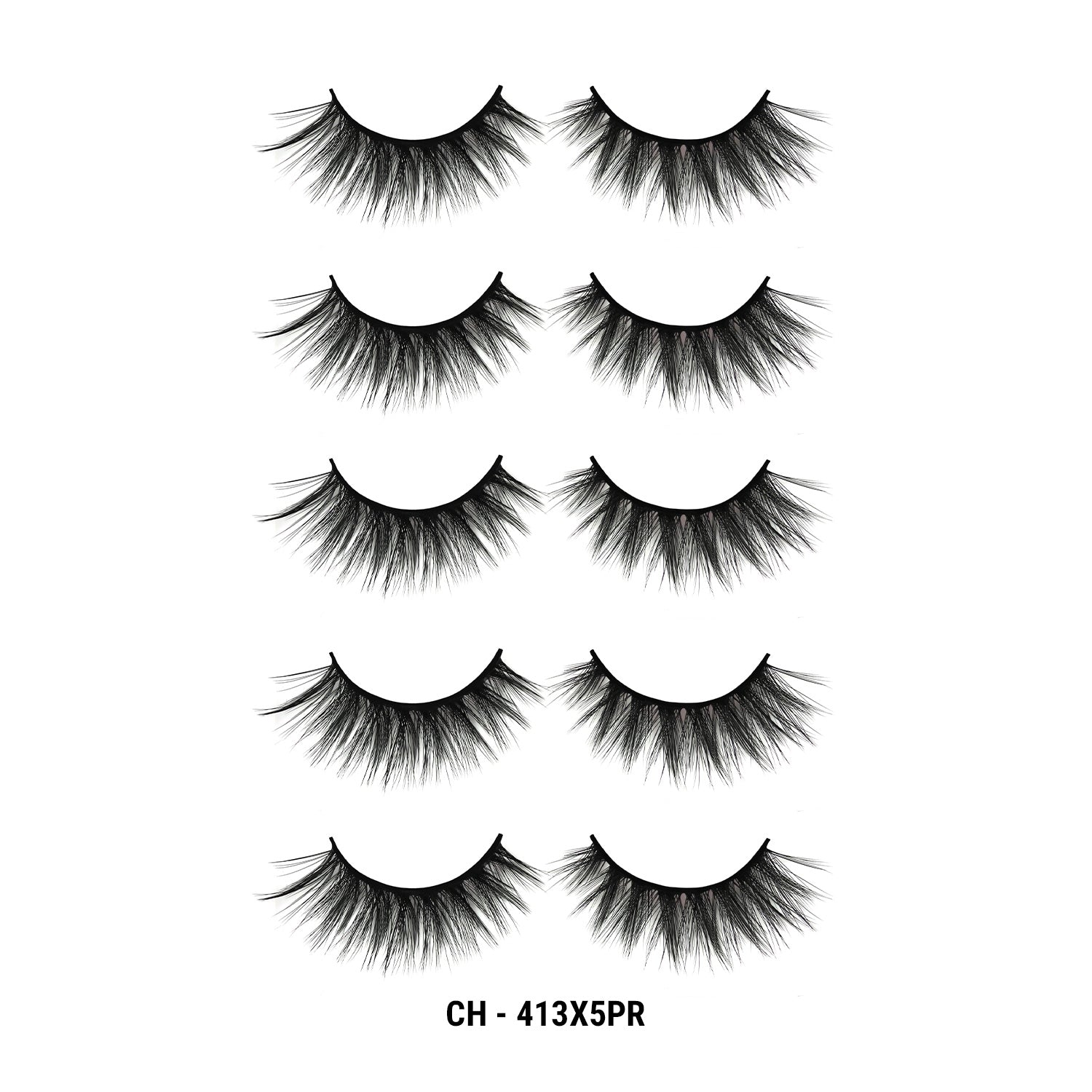 3D Cashmere Eyelashes Value Pack 5 Pairs (CH)