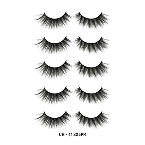 3D Cashmere Eyelashes Value Pack 5 Pairs (CH)