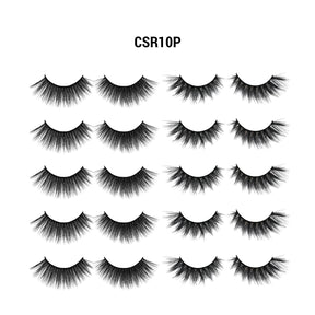 3D Faux Mink Eyelashes Jumbo Pack Mix 10 Pairs
