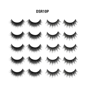 3D Faux Mink Eyelashes Jumbo Pack Mix 10 Pairs