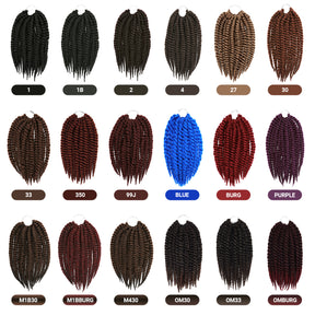 Authentic Crochet Braids Pre-Looped 6X Value Pack Double Jumbo Senegalese Twist 12"