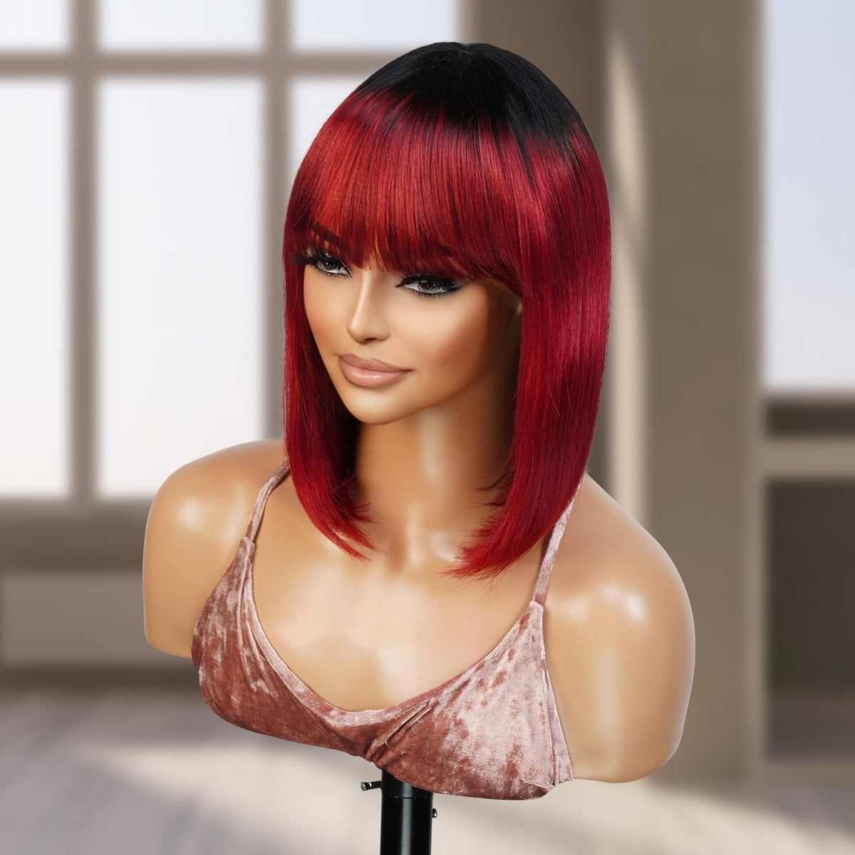 Instant Fab 100% Human Hair Wig Spinel