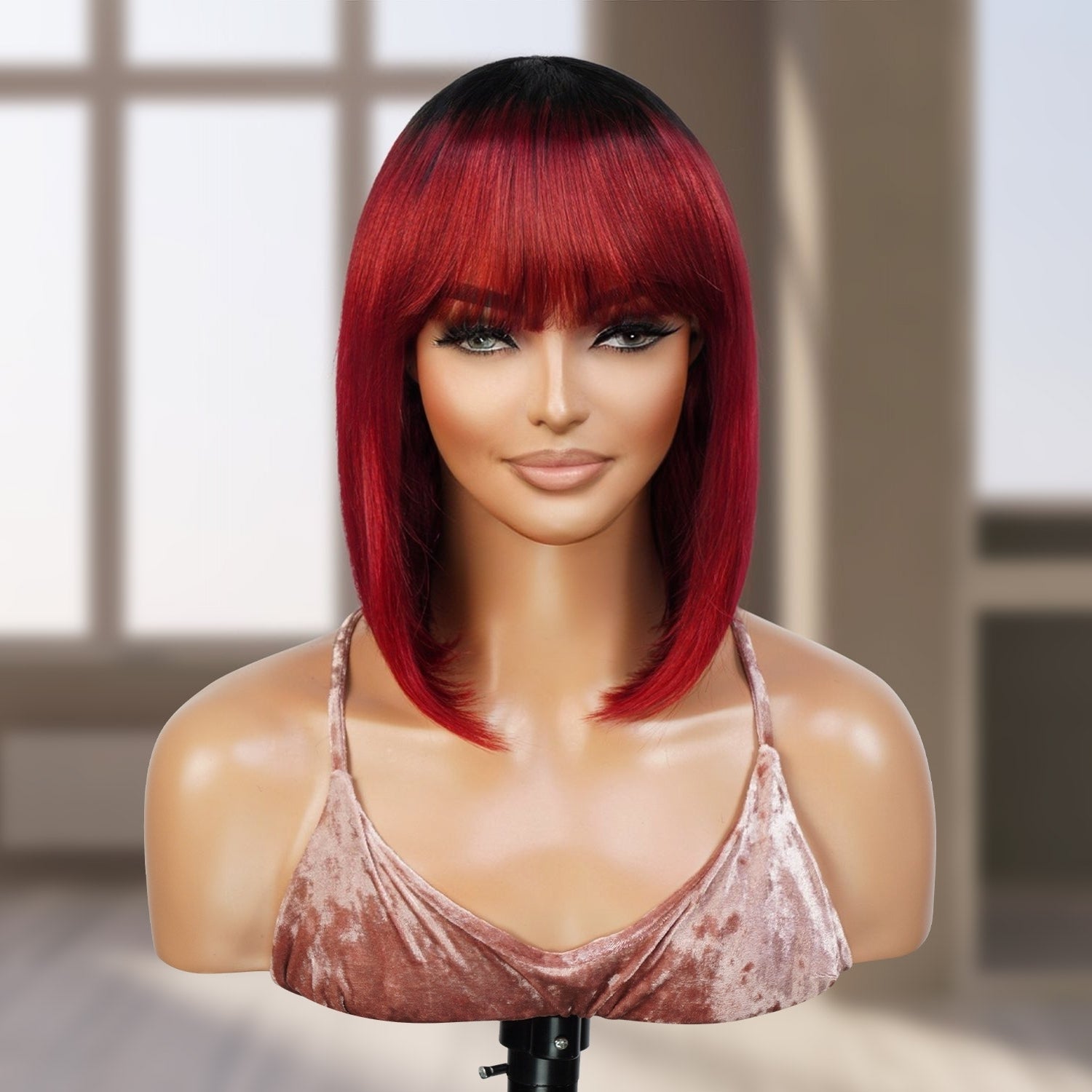 Instant Fab 100% Human Hair Wig Spinel