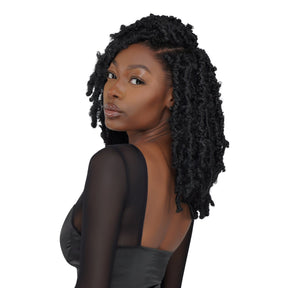 Authentic Synthetic Hair Pre-Looped Butterfly Locs 12"