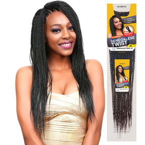 Authentic Synthetic Hair Pre-Looped Senegalese Twist Braid 22"