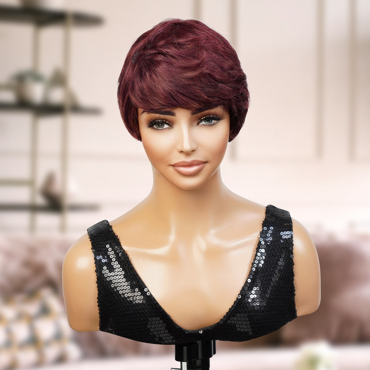 Instant Fab 100% Human Hair Wig Topaz