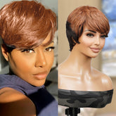 Instant Fab 100% Human Hair Wig Topaz