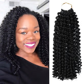 Authentic Synthetic Hair Crochet Braids Water Wave 12"