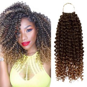 Authentic Synthetic Hair Crochet Braids Water Wave 12"