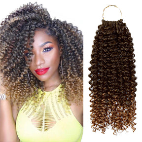 Authentic Synthetic Hair Crochet Braids Water Wave 12"