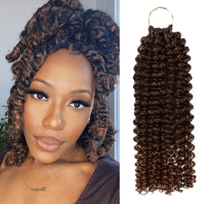 Authentic Synthetic Hair Crochet Braids Water Wave 12"