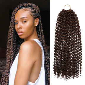 Authentic Synthetic Hair Crochet Braids Water Wave 22"