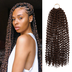 Authentic Synthetic Hair Crochet Braids 6X Value Pack Water Wave 22"