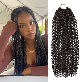 Authentic Synthetic Hair Crochet Braids 6X Value Pack Water Wave 22"