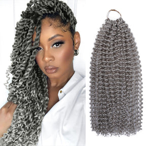 Authentic Synthetic Hair Crochet Braids 6X Value Pack Water Wave 22"