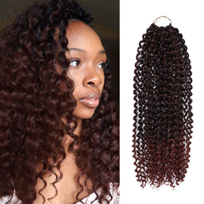 Authentic Synthetic Hair Crochet Braids Water Wave 22"