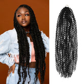 Authentic Synthetic Hair Crochet Braids 6X Value Pack Water Wave 32"