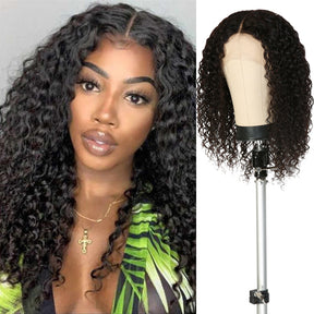 Most affordable human hair lace wig that Exclusively developed and defined lace wigs by AliHairs, It made by Unprocessed Virgin Human hair, Long Curly hairstyle, The cap is flexible elastic net material, Can Be Dyed All colors, It is perfect for everyday use or any other special occasion. Curly hair never gets out of trend.