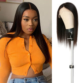 One of the most affordable wig types, Modern and classy straight look with silky smooth texture, Super soft and light weight, Natural Looking hairline with baby hair, Tangle Free & No Shedding. The wig comes ready to use. It can be dye, bleach and perm as you want.
