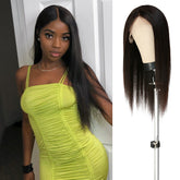 One of the most affordable wig types, Modern and classy straight look with silky smooth texture, Super soft and light weight, Natural Looking hairline with baby hair, Tangle Free & No Shedding. The wig comes ready to use. It can be dye, bleach and perm as you want.