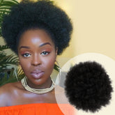 Retro Puff, Afro Pony, Large Ponytail