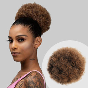Instant Glitz Synthetic Drawstring Ponytail Retro Puff Small